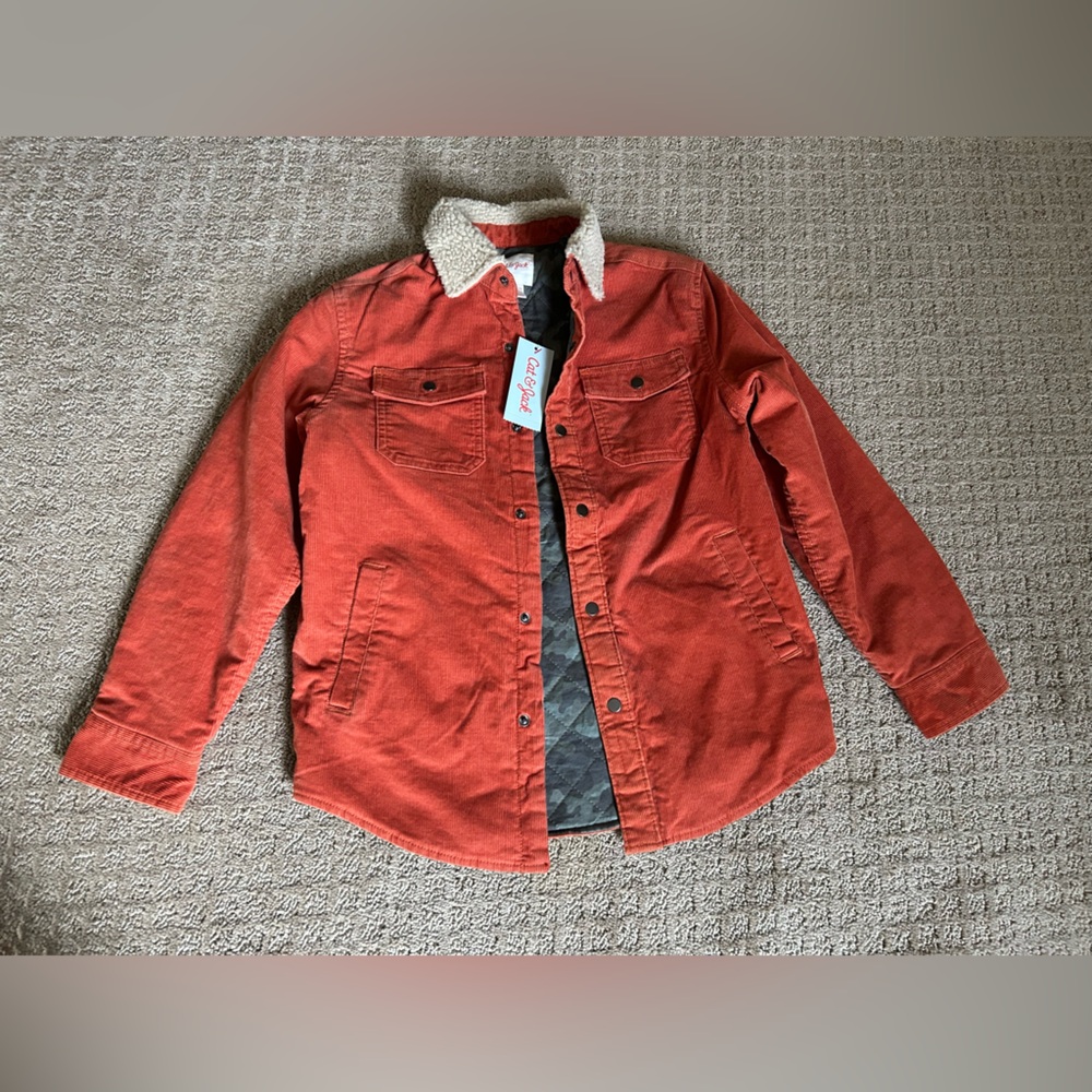 NWT Cat & Jack Kids Corduroy jacket M 8/10